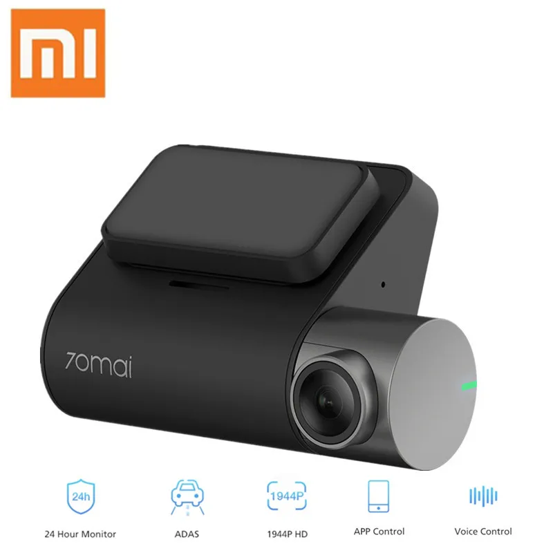 Xiaomi 70mai Dash Cam Pro английская/Русская версия 1944P HD Автомобильная dvr камера IMX335 140 градусов FOV ночная версия Голосовое управление