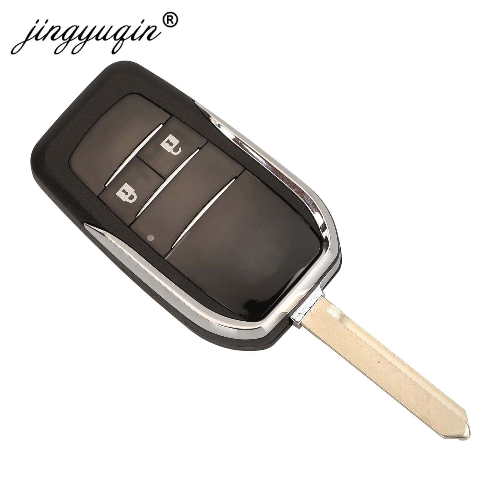 Jingyuqin-10pcs-2-3-4BT-modificato-Flip-Remote-Key-Shell-Cover-per-Toyota-Corolla-Camry-Auris.jpg Keyforkess 10pcs 2/3/4BT modificato Flip Remote Key Shell Cover per Toyota Corolla Camry Auris TOY47 Upgrade custodia pieghevole per chiavi - Jingyuqin 10pcs 2 3 4BT modificato Flip Remote Key Shell Cover per Toyota Corolla Camry Auris