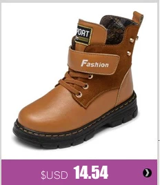 SKOEX Childrens Boots Waterproof Boys Girls Martin Boots Winter Kids Snow Boots Ankle Short Booties Child Fashion Sneakers