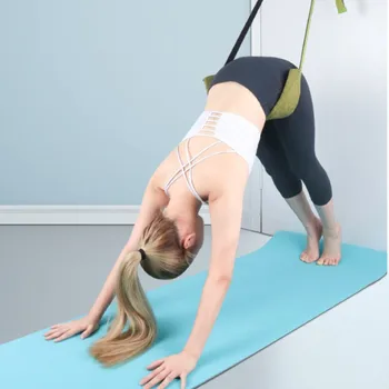

Legs Stretcher Strap Door Flexibility Stretcher Strap with Loop Split Training Waist Rope Yoga Gym Dance Ligament Stretch Belt 1