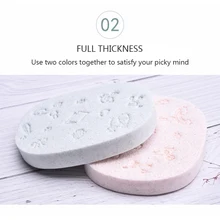 2 шт для отшелушивания на лице спонж для очищения масло-контроль удаления макияжа спонж для очищения лица