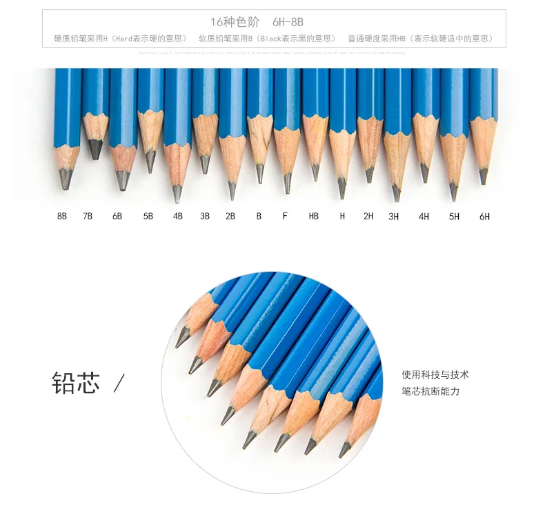 Набор из 3 предметов Staedtler Mars 100 LumographArt художники Эскиз Рисование синий баррель
