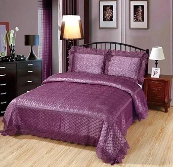 

Покрывало на кровать Бархат Гипюр +2 наволочки