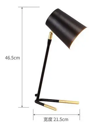 

Nodic romantic table lamp student desk lamp for office