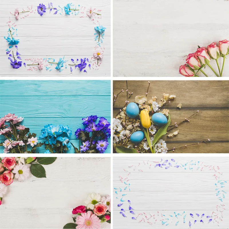 

Vinyl Custom Photography Backdrops Prop Wooden Planks Theme Photography Background 191102BV-06