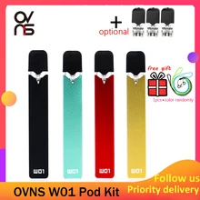 Новейший OVNS W01 Pod Vape комплект Светодиодный индикатор мощности Pod система электронная сигарета комплект VS minifit комплект