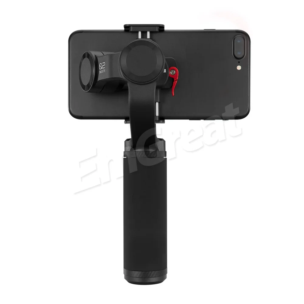 Zhiyun Smooth Q2 3-Axis смартфон портативный монопод с шарнирным замком небольшой карман Размеры 1 сек Quick Release Plate для iPhone 11 Pro Max XS XR X& S10 S9