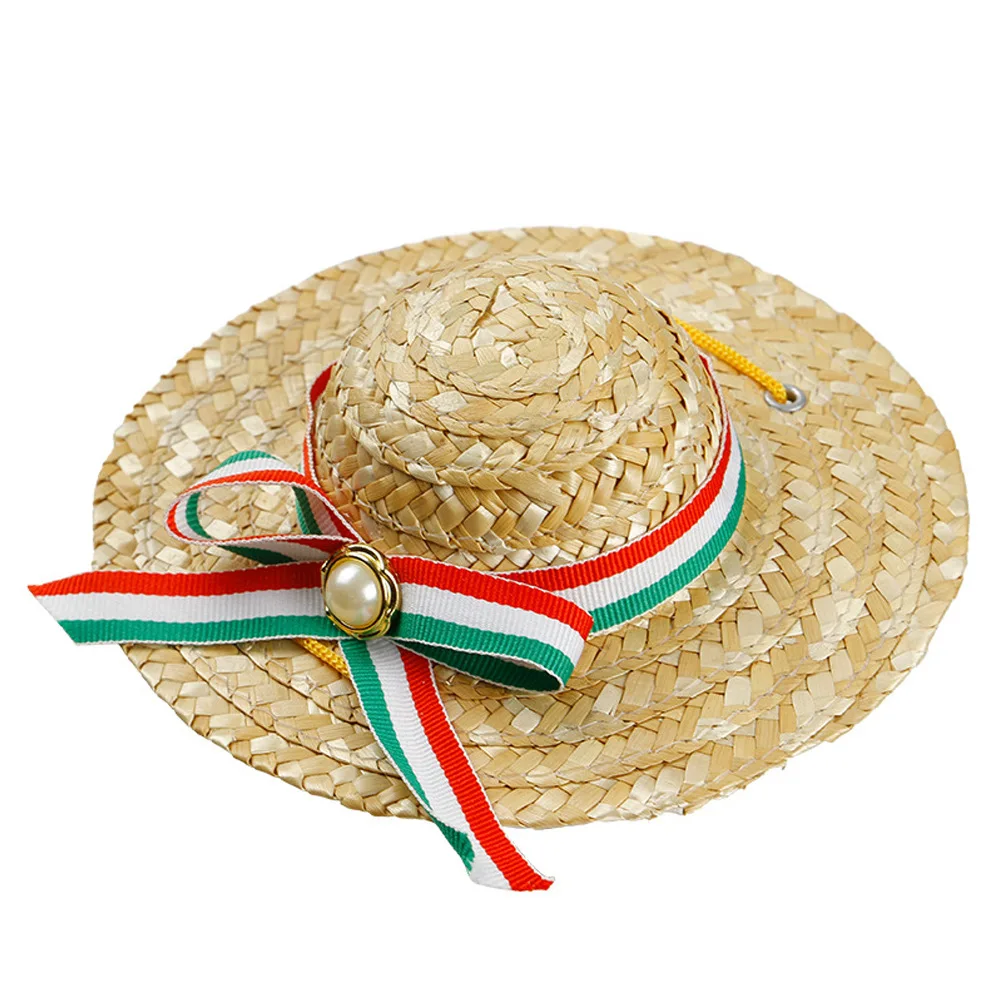 Woven Straw Hat-Luffy Style/Pet Accessories/Dogs/Cats - Shop