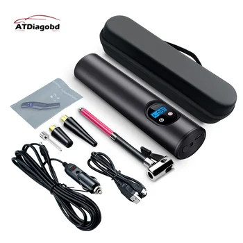 

12V 150PSI Cordless Handheld Inflatable Air Pump Car Tyre Inflator LCD Digital Rechargeable For Auto Emergency Motorcycl