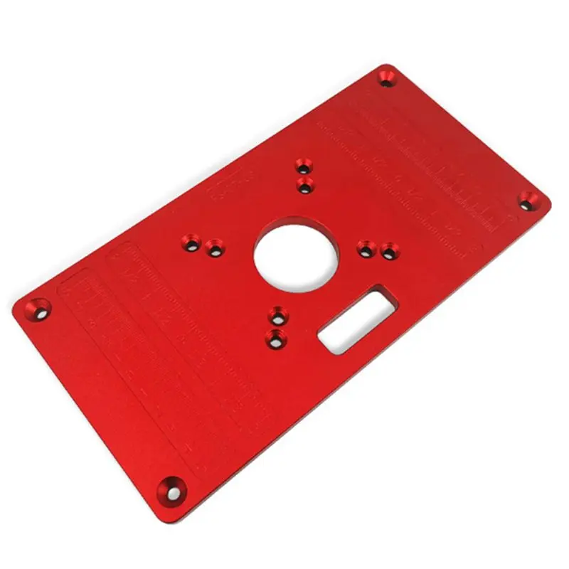

Router Table Saw Insert Base Plate Aluminum Alloy Trimming Machine Flip Board Q1JB