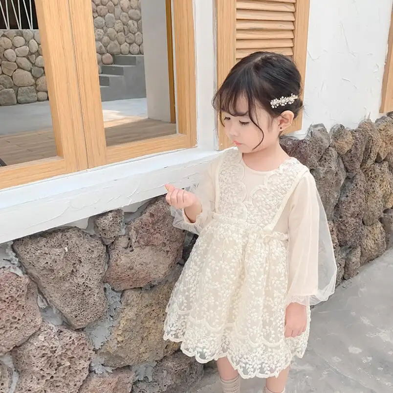Детская для вечеринки, дня рождения платье для свадьбы, платья для девочек на свадьбу, с буффами на рукавах, детское кружевное платье принцессы платье для малышей, девочек одежда JW7681