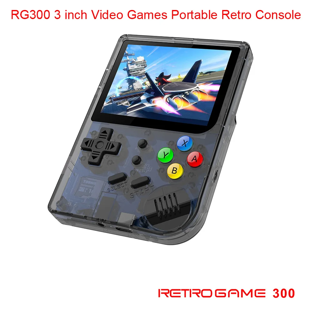 

RG300 Console 3 inch Video Games Portable Retro Console Retro Game Handheld Games Console Player 16G 3000 Games Tony System