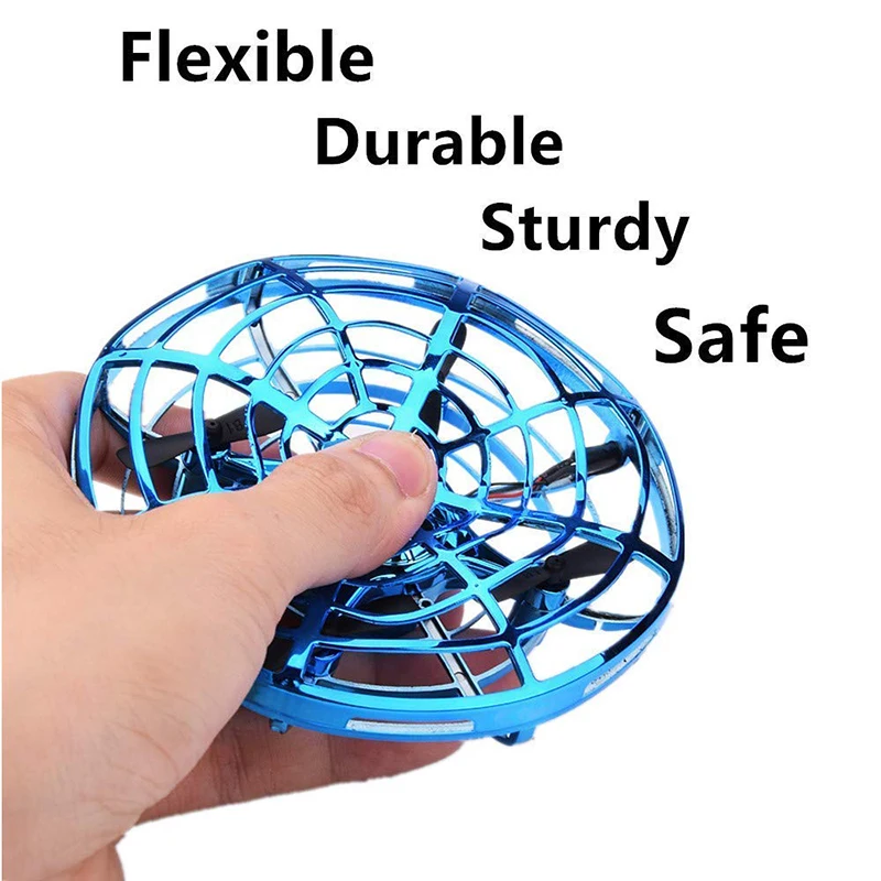 Мини летающий НЛО RC droneFlayaball индукционный Квадрокоптер Дрон детские игрушки Infraed