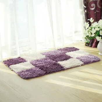

Geometric Pattern Bathroom Mat Thick Fiber Bathroom Bath Carpet Fashion Doormat Toilet Rugs Three Piece Set Tapis Salle De Bain