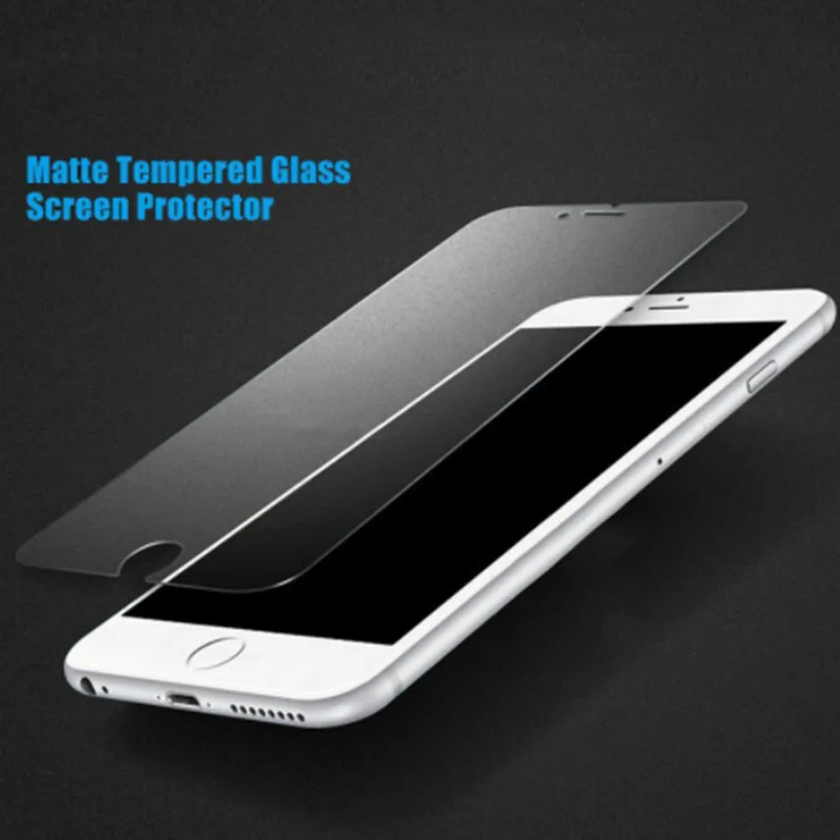 Матовое закаленное стекло для iphone 7 8 6 6s Plus защита экрана без отпечатков пальцев 11