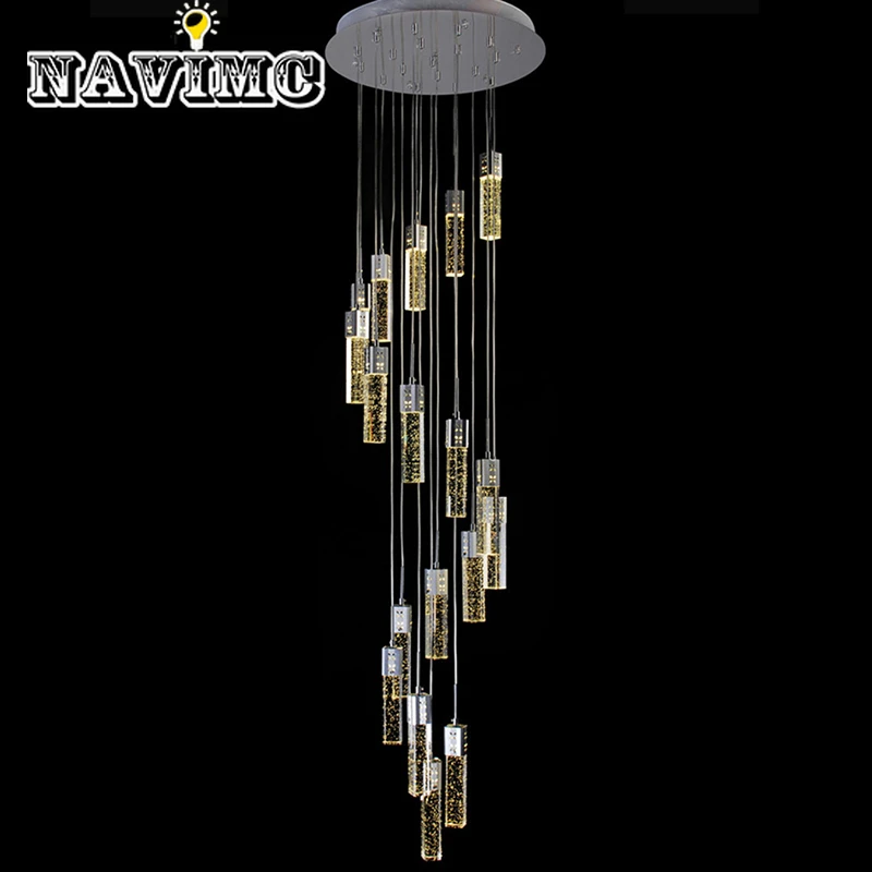 

Modern Minimalist LED Bubble Chandelier Stairs Bedroom Kitchen Lighting