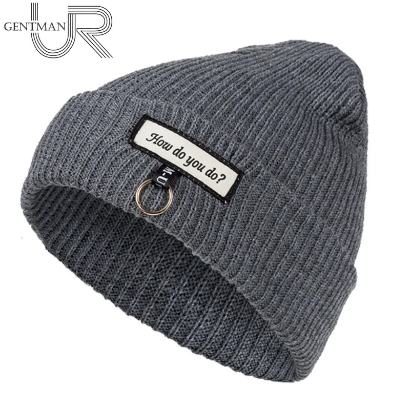 

New Casual Winter Hats For Women How Do You Do Mark Fashion Solid Warm Knitted Hat Kpop Female Grils Beanie Hat