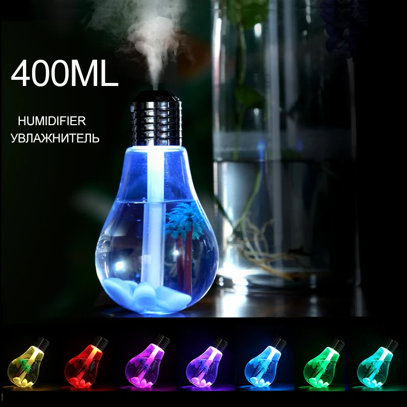 

Air humidifier home ultrasonic humidifier usb 7 color LED light mini aroma diffuser essential oil diffuser air purifier office