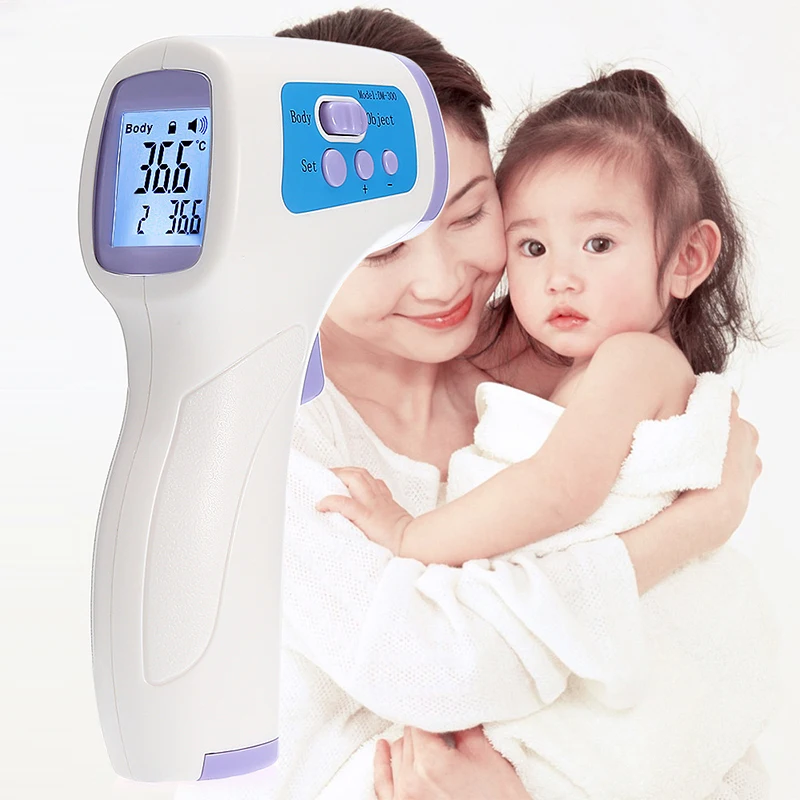 

Electronic Thermometer Handheld Infrared Baby Forehead Non-Contact Thermometer English Version Description