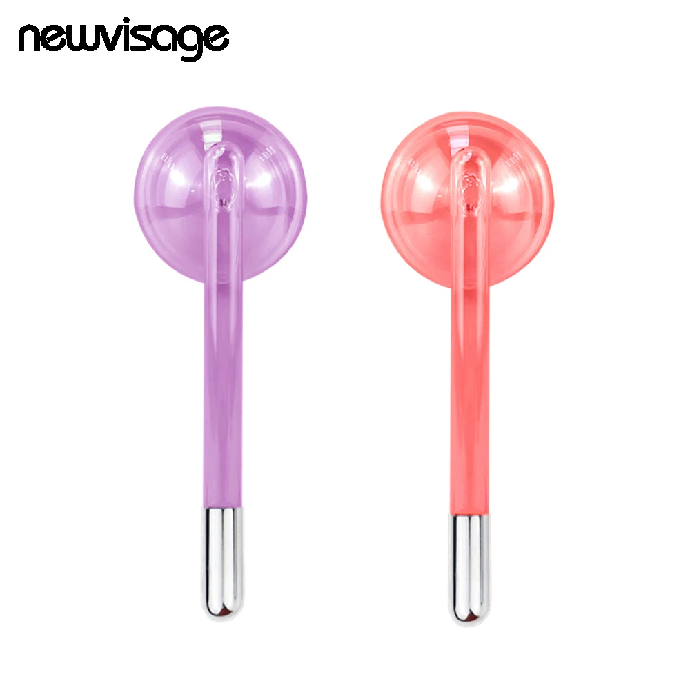High Frequency Large Mushroom Replace Electrode Pot Shaped Replacement Wand For HF Facial Machine Violet Skin Breast Care Tool