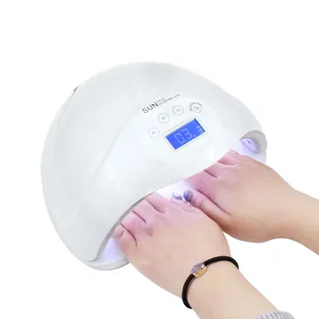 

Sun 5Plus 48W UV LED Nail Polish Curing Lamp with 4 Timer Setting and Screen Display For Drying Gel Polish Manicure Machine
