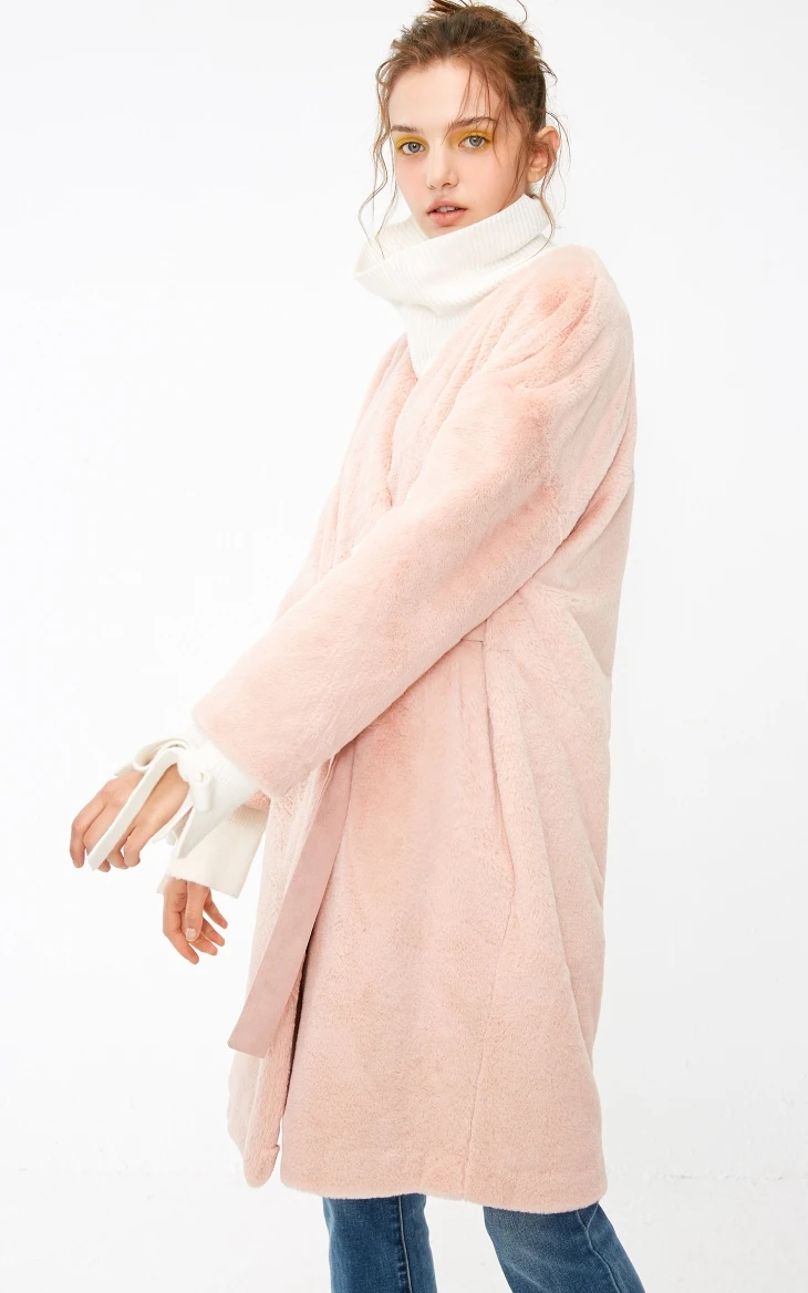 Vero Moda куртка женская зимняя женские осенние разбивающиеся невидимые пряжки в длинном стиле плюшевого медведя пальто куртка | 318309511