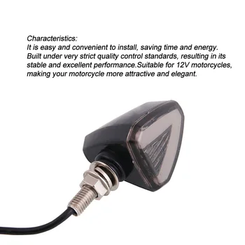 

2pcs Indicator Universal Lamp Motorcycle Bike Replacement Assembly Set