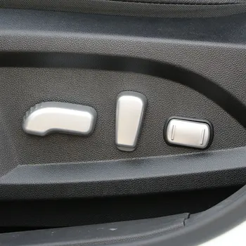 

Color My Life Car Chrome Seat Switch Adjust Knob Cover Trim Sticker for Renault Koleos Samsung QM6 2016 2017 2018 Accessories