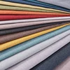 Linen fabric textile fabrics Solid fabric for sofa furniture Plain upholstery fabric ► Photo 1/6