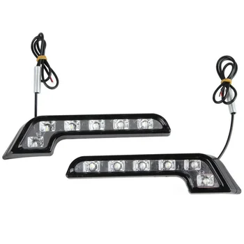 

L-Shape Daytime Running Lights 6-LED Shockproof Waterproof Replacement