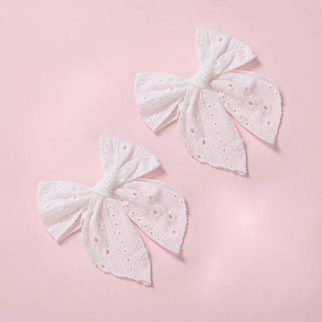2Pcs Hair Pins For Baby Girls Hair Clips Bows Barrette Princess Clip Children Kinder Haar Accessoires Jacquard Hairpin Hairgrip 14