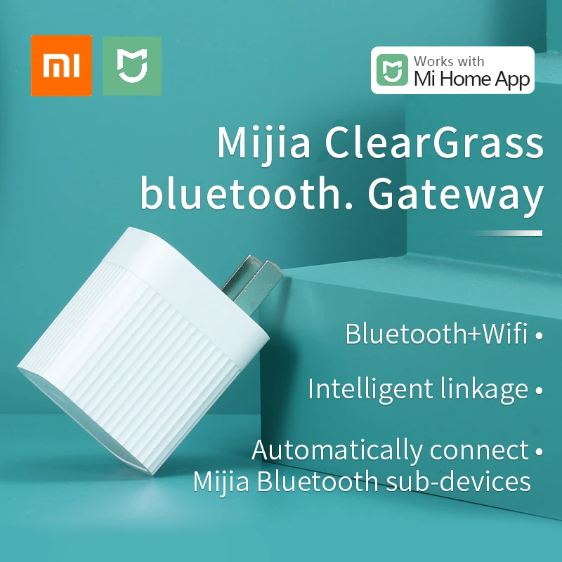Шлюз Xiaomi Mijia ClearGrass bluetooth хаб для умного дома Wi Fi гигротермограф работает с