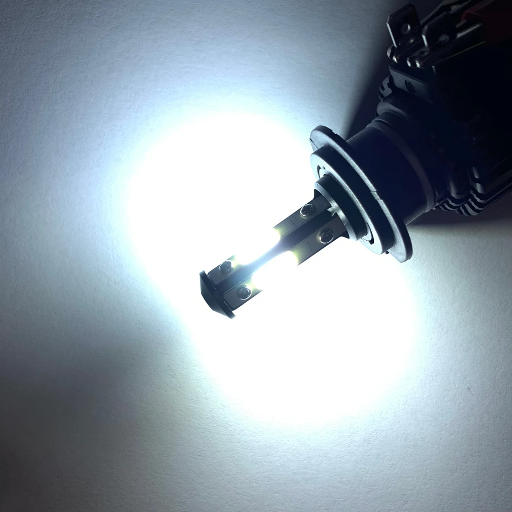 4면 10000LM H7 Led H8 H11 9005 HB3 9006 HB4 터보 헤드 라이트 전구 6000K 화이트 8000K 블루 12V 자동차 조명 안개 램프
