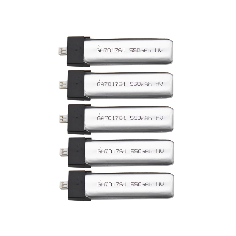 5 шт. 550 мАч 3 8 в HV LIPO батарея 1S 50C/100C PH2.0 для индуктивности trix LDARC TINY 8X TINY7 B06 BetaFPV Beta75 FPV