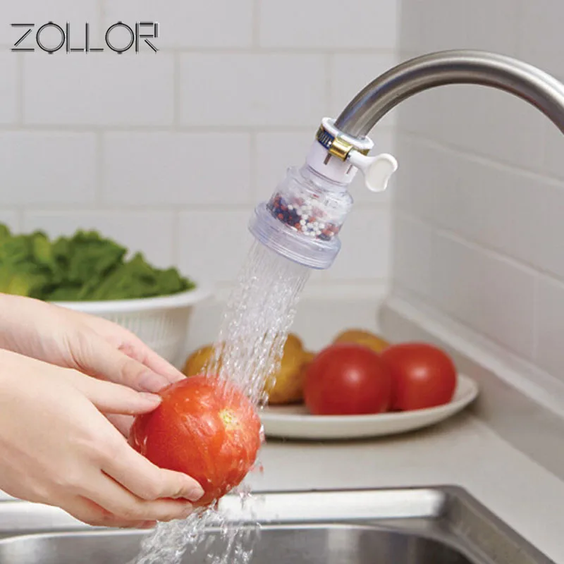 

ZOLLOR 360 Degree Rotatable Water Saving Tap Ae for Kitchen Faucet Aerator Diffuser Faucet Nozzle Filter Adapter Water Bubbler