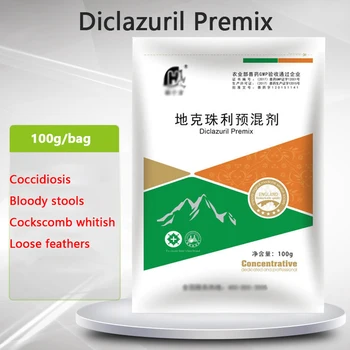 

Livestock, poultry, chicken, rabbit coccidiosis prevention, 100g diclazuril premix
