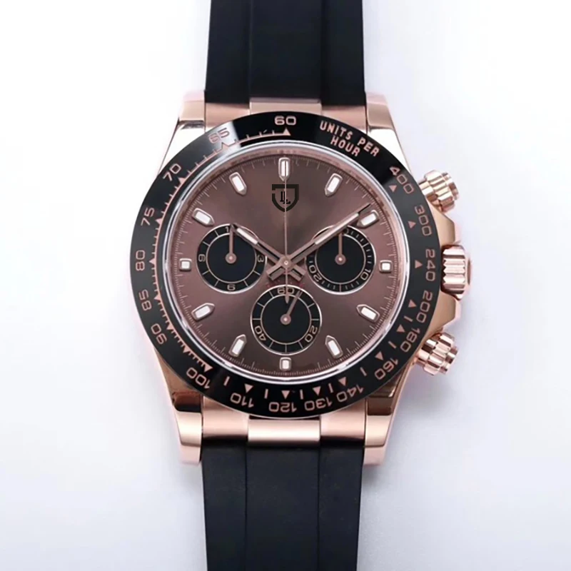 

Custom luxury brand high quality men automatic mechanical watch sapphire glass swimming watch rox noob watch Rolexable 116515LN