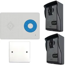 Hands-Free аудио домофон дверной звонок телефон система входа для квартиры дома квартира контроль доступа Замок бытовые товары безопасности