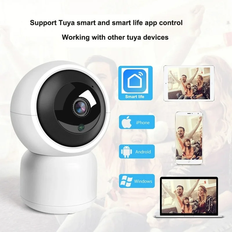 Tuya Smart Life 720P /1080P IP Camera 2MP Wireless WiFi Security