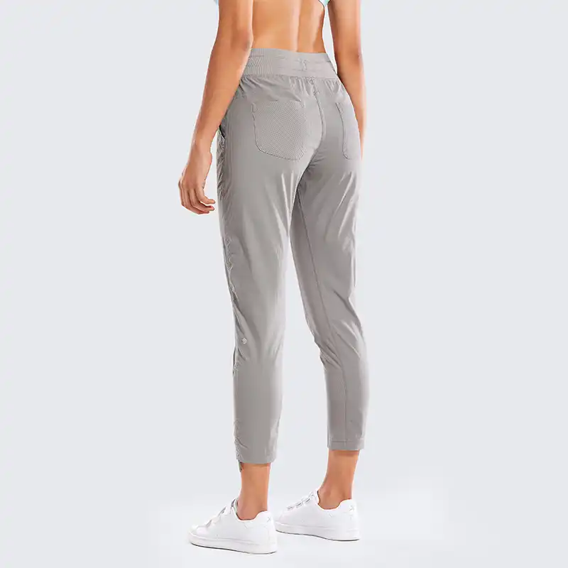 women's drawstring ankle cargo pants