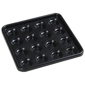 

Professional Club Full Set Rack Portable Indoor Game Carrying Pool Billiard Ball Tray Accessories Regulation Size Holds 16