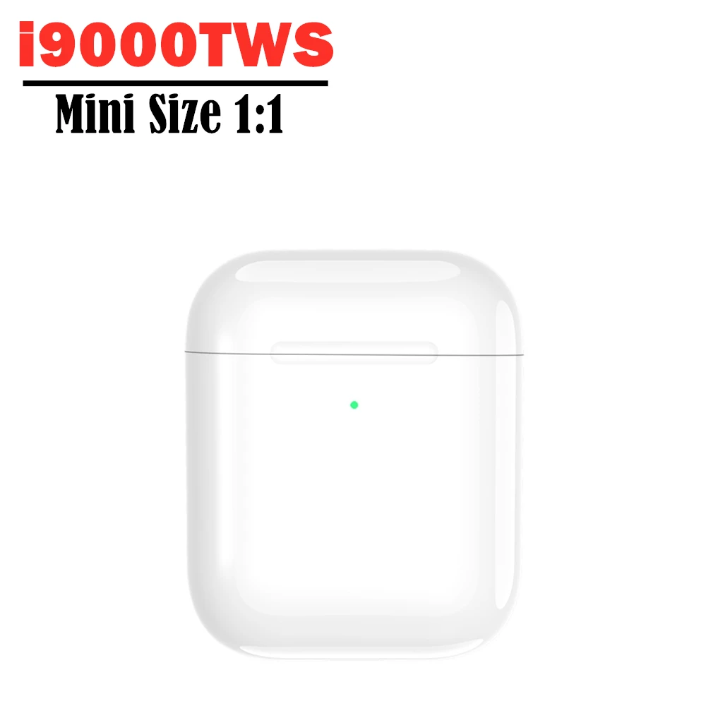 

Original i9000 TWS 1:1 Air2 Headset Pop up Separate use Wireless Earphone Wireless Charging PK w1 H1 chip i12 i10 i500 i200 tws