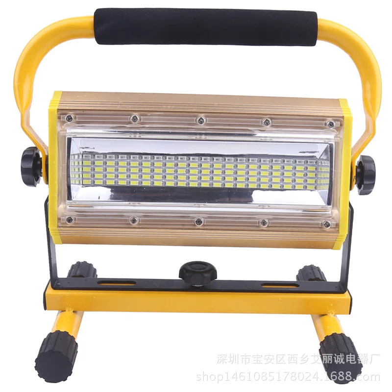 

COB Light Source LED Floodlight 1000 Lumens Outdoor Emergency Hand Charging Floodlight Red And Blue Warning Work Light