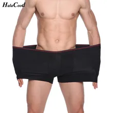 4 шт./партия, новое качество, Брендовое горячее хлопковое нижнее белье, модные сексуальные мужские трусы-боксеры, мужские трусы, мужской большой размер 9XL, толстые трусы