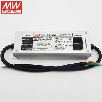 

MEAN WELL ELG-100-54A-3Y 96W 1.78A 54V LED Power Supply 110V/220VAC to 54V DC waterproof IP65 Meanwell Adjustable led driver
