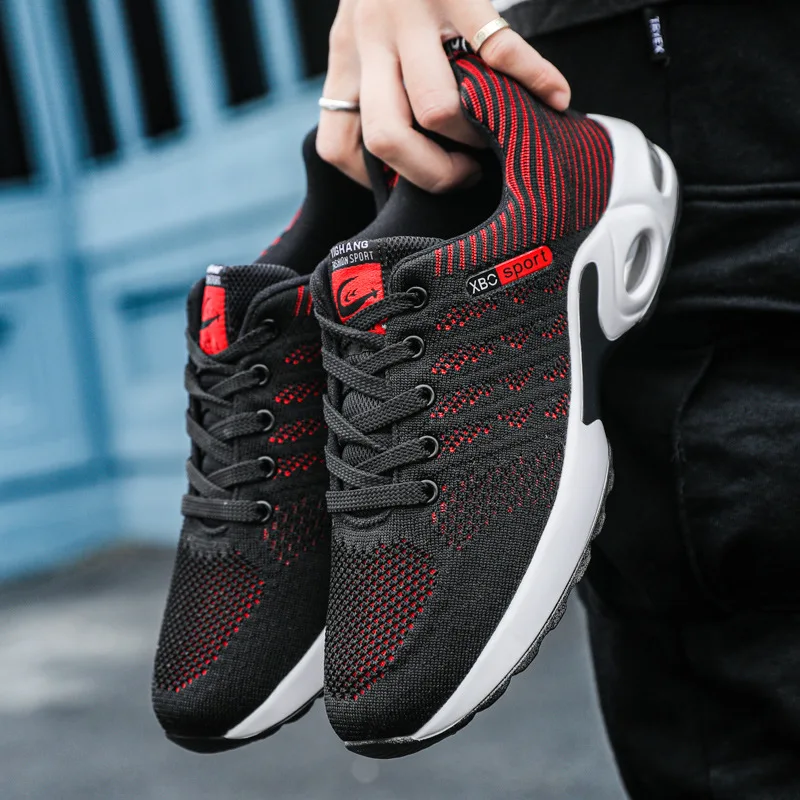 Zapatos Deportivos Para Hombre De Poliuretano - Tallaje Europeo, Color Negro, Ideales Para Caminar Y Tiempo Libre