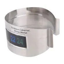 Пивоваренный кухонный ЖК-дисплей датчик температуры для подачи пива из нержавеющей стали барный инструмент бытовые вечерние термометр для вина