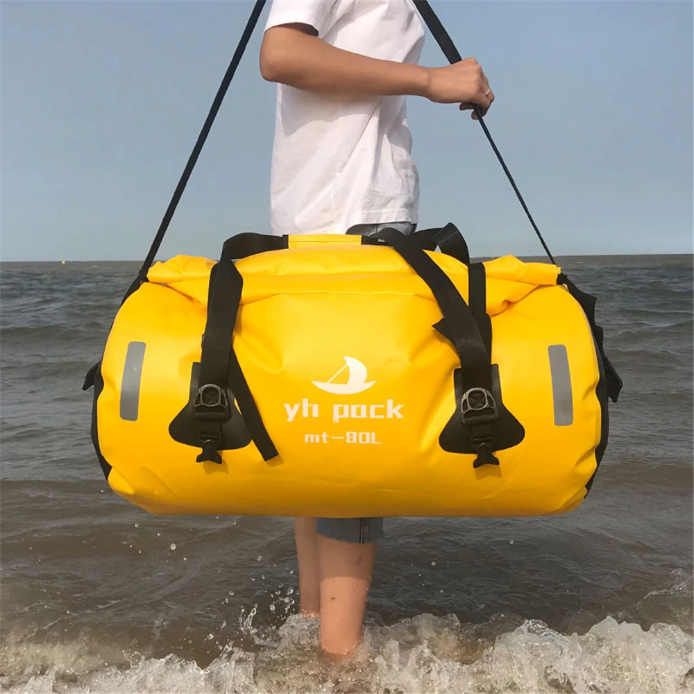 Motorcycle Travel Dry Bag Waterproof duffle Bag 40L/66L/80L /90L/Motorbike Moto Luggage Motorcycle Rear Seat Tail