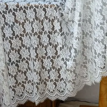 

100cm wide, 300cm long, 1x3 meters=1 piece, thick quality eyelash french lace allover flowers, textile sewing material fabric