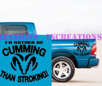 

For Universal 1Set/2Pcs Hemi Dodge Ram Funny Bed Stripes Truck Decals Mopar Stickers Set of 2 Racing